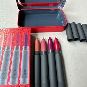 Bite Beauty Best Bite Rewind Gift Set of 4 Matte Creme Lip Crayons Authentic